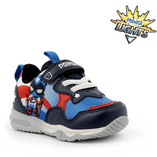 PRIMIGI SCARPE PRIMI PASSI CON LUCI BAMBINO CAPITAN AMERICA BLU DAL 20 AL  28 P/E | eBay