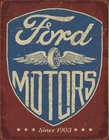 Ford 12.5x16 Licensed Metal Sign Desperate Enterprises USA