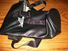 Typhoon Pure Vegan Leather Bottle Bag Black--NWT-Ships FREE