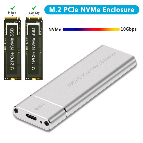 Boîtier SSD USB3.1 vers M.2 NVME pour SSD NVMe 2230/2242/2260/2280 (câble OTG ar - Photo 6/9