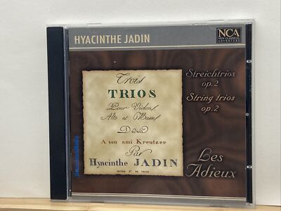 HYACINTHE JADIN - Jadin: String Trios Op.2 - CD - Import cd10 | eBay