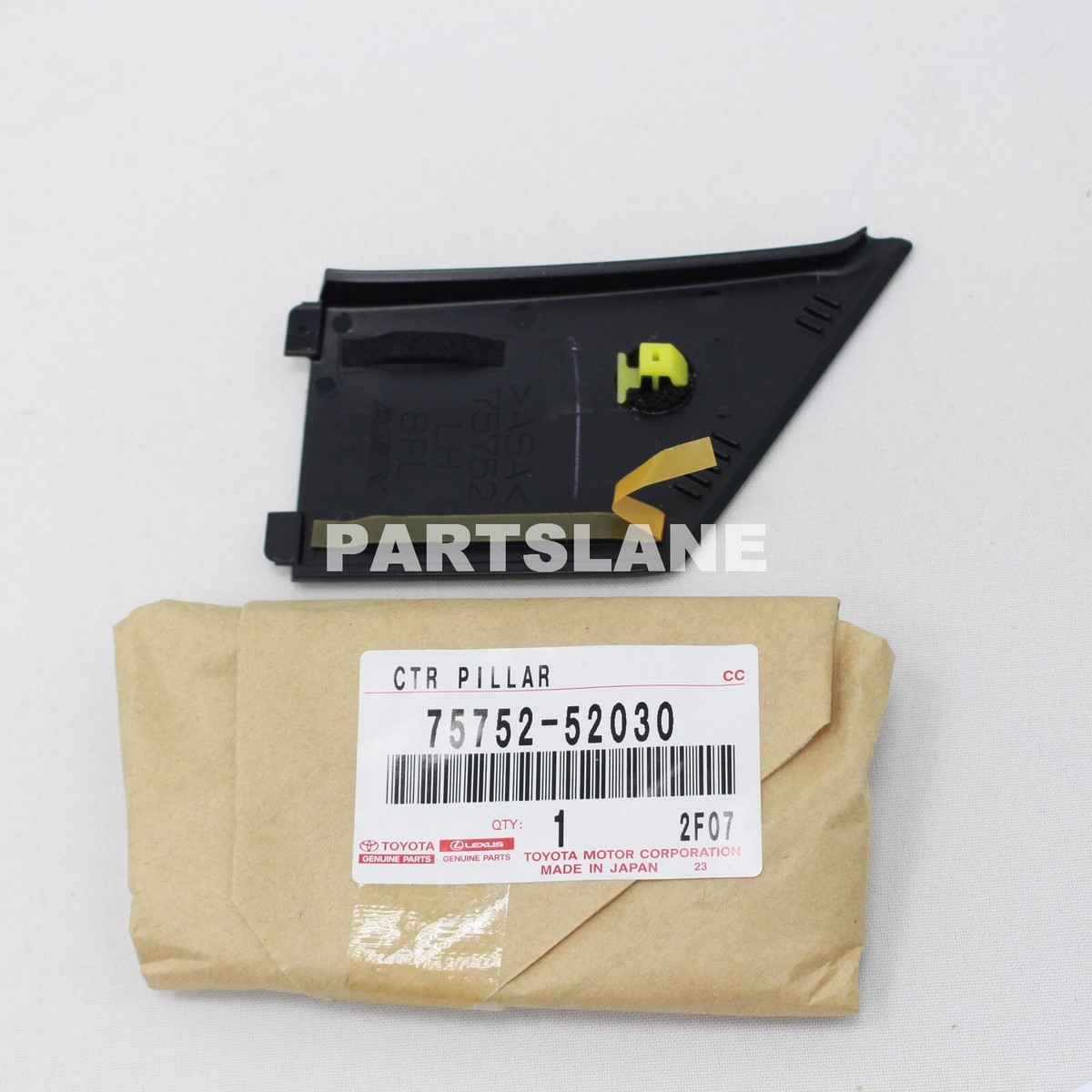 75752-52030 Toyota OEM Genuine MOULDING, FRONT DOOR WINDOW FRAME