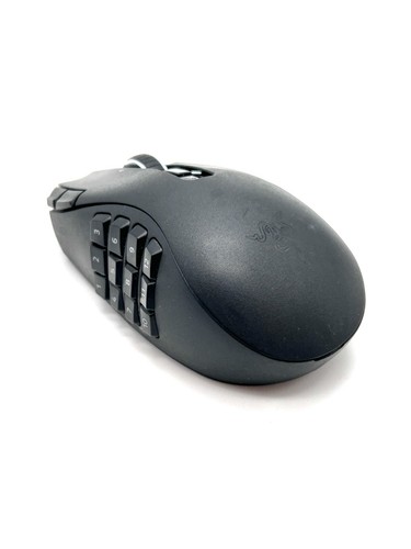 Used Original Razer Naga V2 Hyperspeed Black Gaming Mouse for PC Fully Working - Afbeelding 5 van 7
