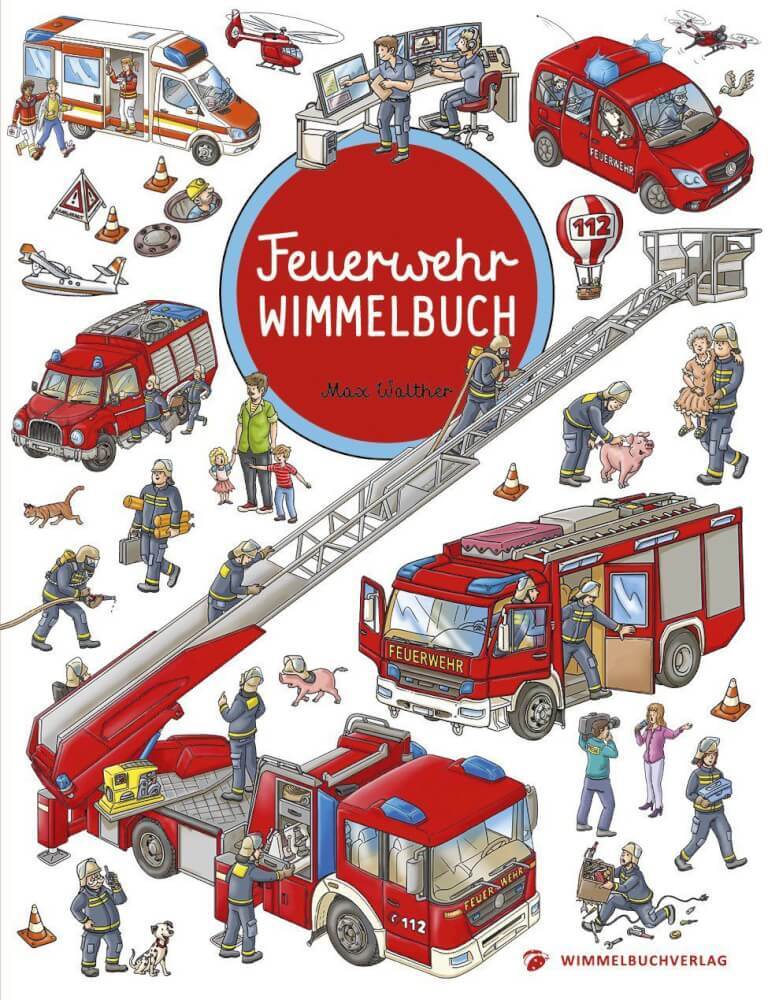 Thumbnail - Feuerwehr Wimmelbuch Von Max Walther