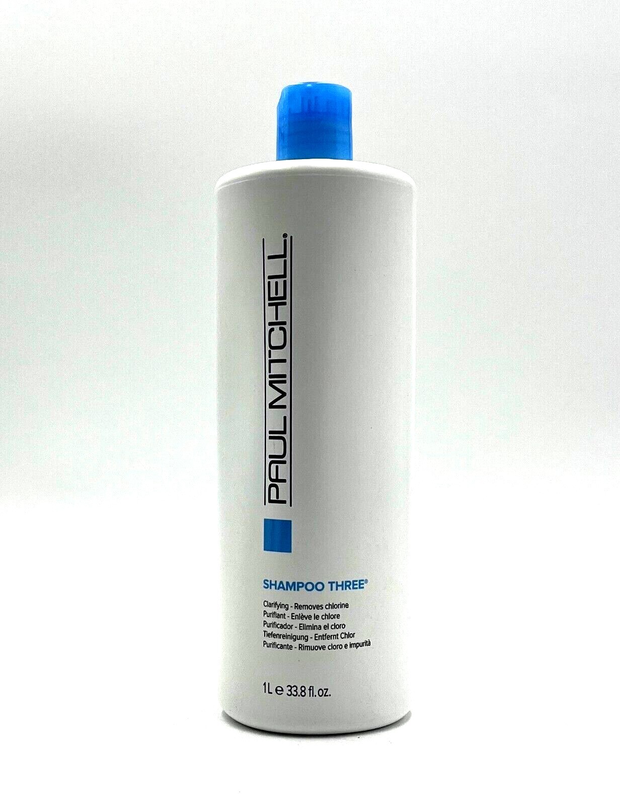 Paul Mitchell Shampoo Three ClarifyingRemoves Chlorine 33.8 oz