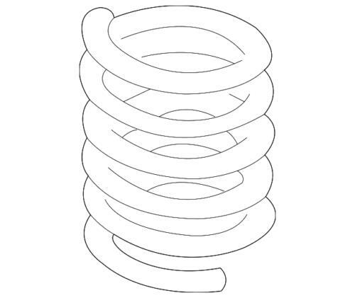 Resorte de suspensión delantera para Ford Mercury Monterey 2004-2007 (N/P 4F2Z-5310BA)