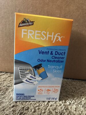 Armor All FRESHfx CAR HVAC VENT & DUCT CLEANER ODOR NEUTRALIZER | Tranquil Skies