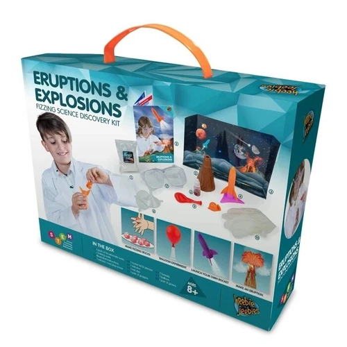 Heebie Jeebies Eruptions and Explosions Fizzing Science Discovery Kit -5 Exci... - Picture 2 of 2