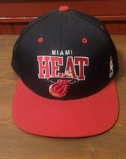 Miami Heat Mitchell & Ness Hardwood Classics Adjustable Snapback Hat Cap - New