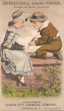 TRADE CARD: Buffalo, NY - Queen City Chemical Co. - International Baking Powder