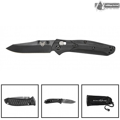 Benchmade 945BK-1 Mini Osborne Reverse Tanto S30V G10 Messer Taschenmesser 