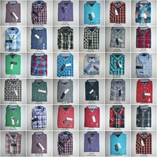 Tommy Hilfiger,Men's Short Sleeve Plaids Woven Casual Shirts.New with Tag