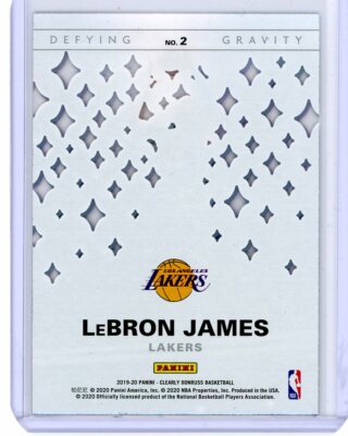 2019/20 Panini Clearly Donruss Basketball Defying Gravity #2