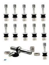 Chrome Metal Flush Mount Valve Stems 12 Pack Xxr Rota Miro Tsw Bbs Drag Wheel