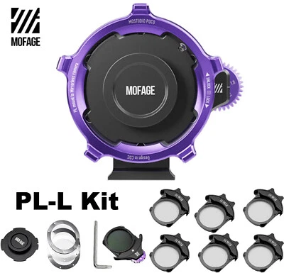 MOFAGE POCO PL-L Drop-In Filter Lens Adapter Kit PL Mount Lens to L Mount Camera