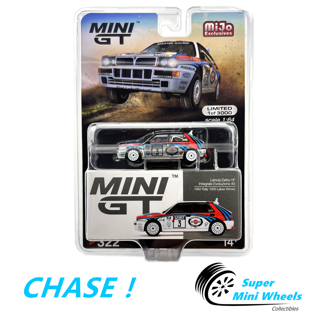 CHASE ! Mini GT 1:64 Lancia Delta HF Integrale Evoluzione 1992