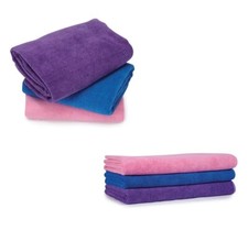 Microfiber 3 Color Towels for Groomer Stylist Barber or Home Use Super Absorbent
