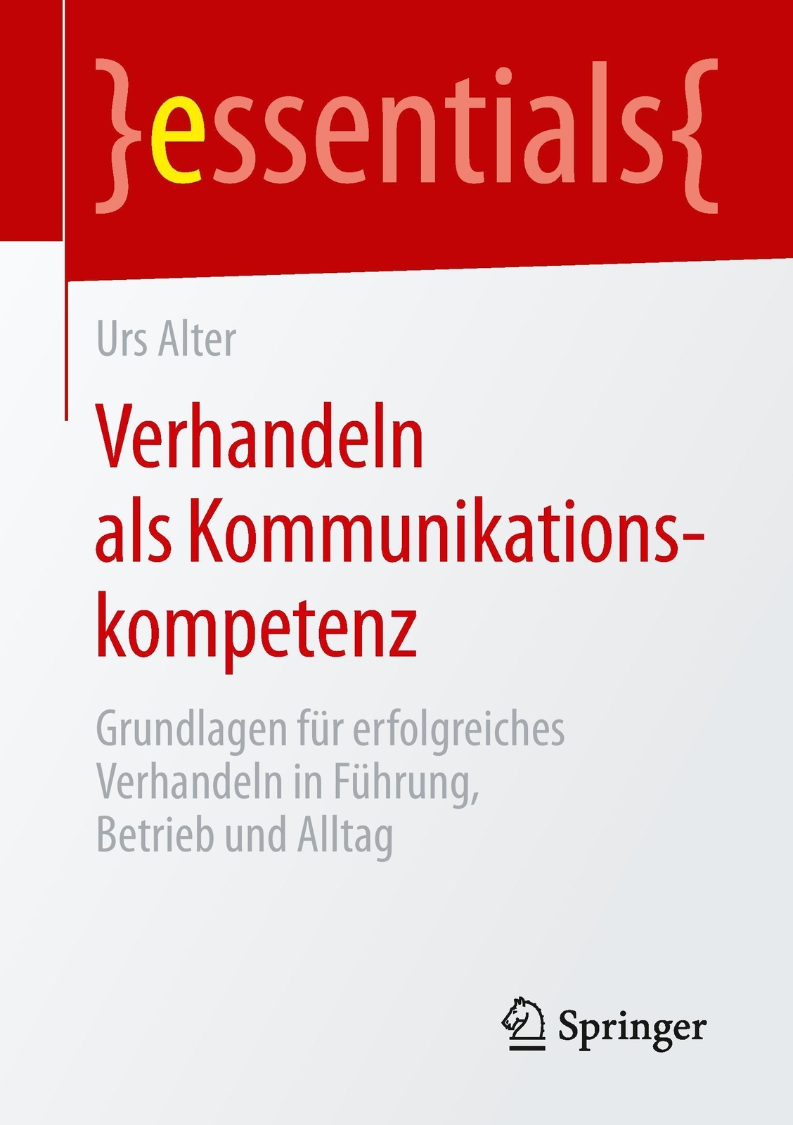 Thumbnail - Urs Alter | Verhandeln Als Kommunikationskompetenz | Taschenbuch |