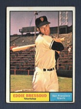 1961 Topps Eddie Bressoud #203 San Francisco Giants EX-