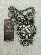 NEW OWL NECKLACE JEWELRY SET 