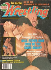 AM288  Tony Atlas signed Wrestling Magazine w/COA
