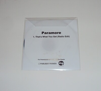 Paramore THAT'S WHAT YOU GET Single CD PROMO | eBay