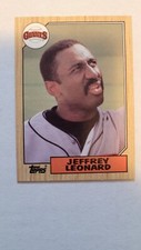 1987 TOPPS JEFFREY LEONARD #280 NM