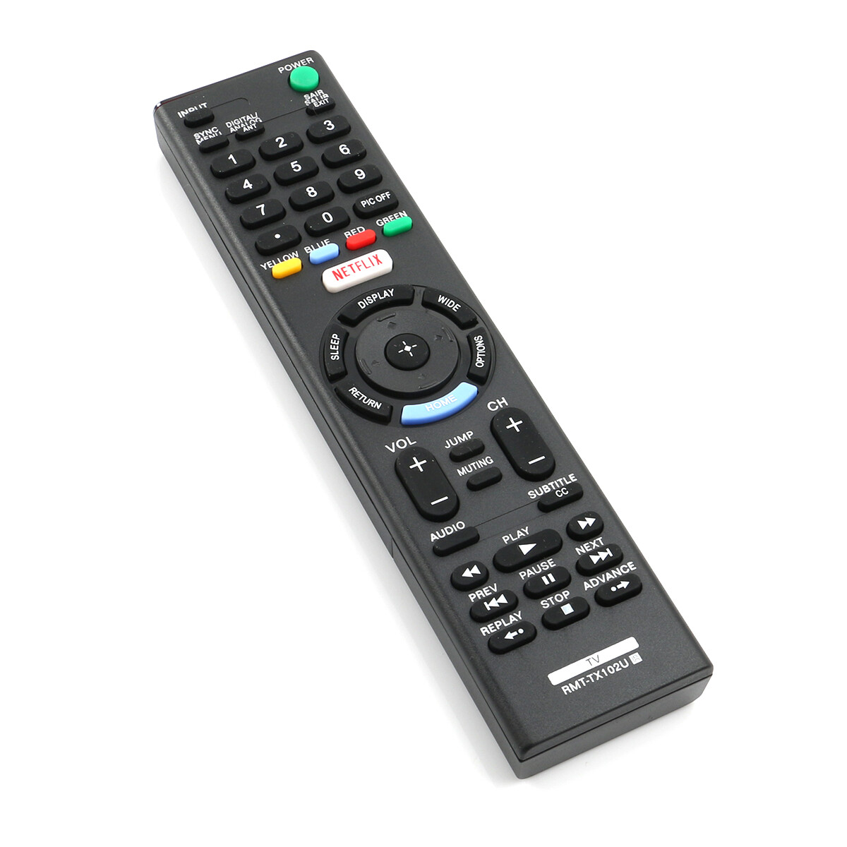 New RMT-TX102U Replaced Remote for Sony TV KDL-48W650D KDL-32W600D KDL-40W600D