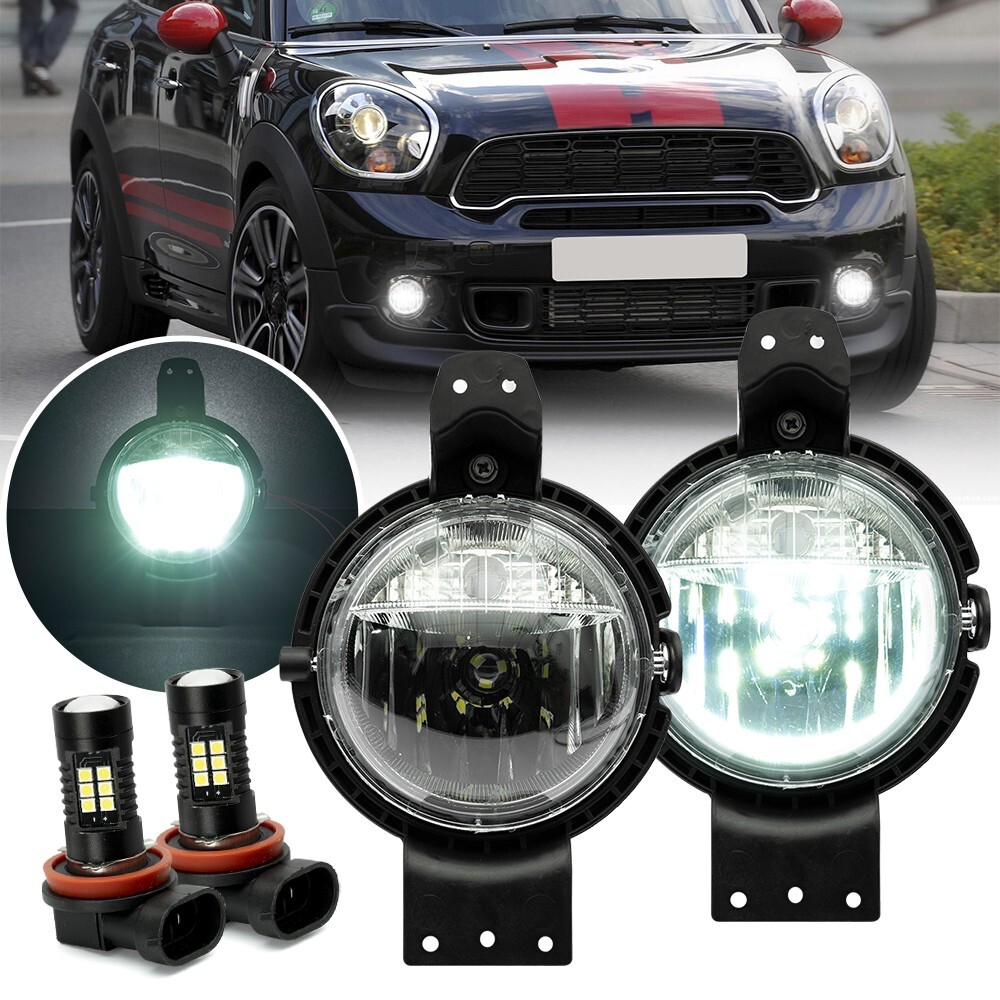 For 10-16 Mini Countryman R60/Paceman R61 LED Bumper Fog Light