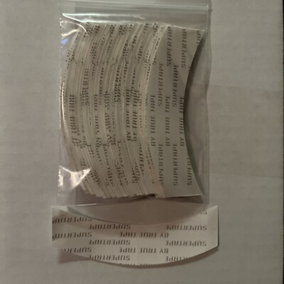 Supertape C Contour 3 Hairpiece Tape - 72 Pieces For Lace Wigs, Toupees & Hair Systems (Waterproof)