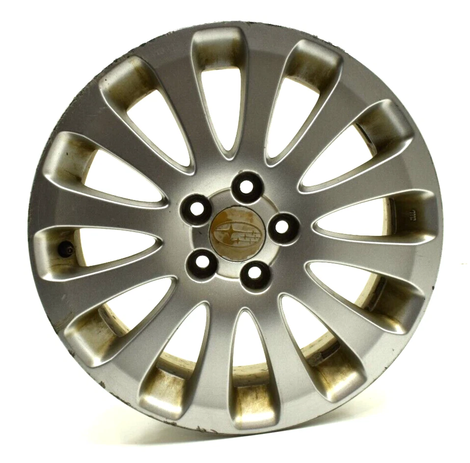 2008 - 2011 斯巴鲁 Impreza 原始设备制造商前后 R16" 5x100 12 辐条轮辋合金车轮 — 第 4/4 张图片