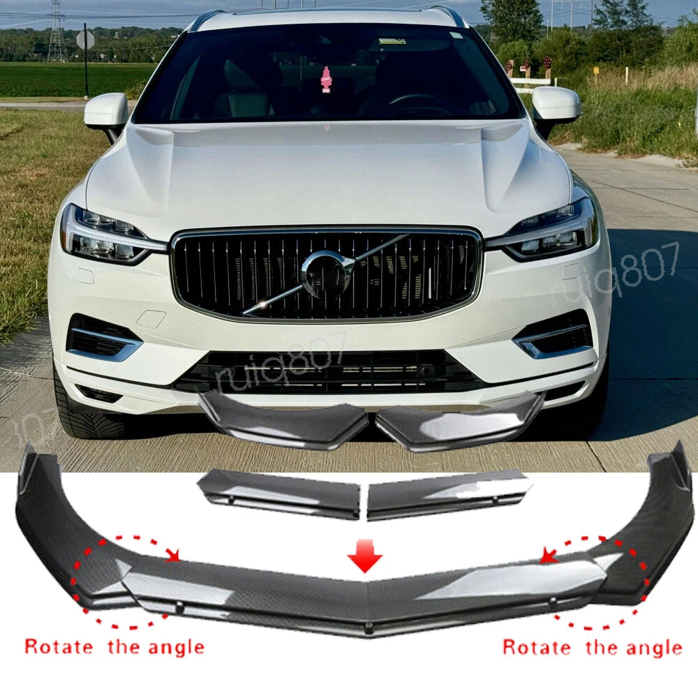Auto Voorspoiler Lip Voor Volvo V40 Cross Country 2013-2019 Auto Voorbumper Splitter Lip Body Kit Spoiler Diffuser Deflector Accessoires (Kleur : Black