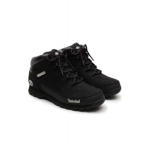 Timberland Euro Sprint TB06361R001 scarponi da trekking escursionismo uomo pelle nera stringati - Foto 4 di 66