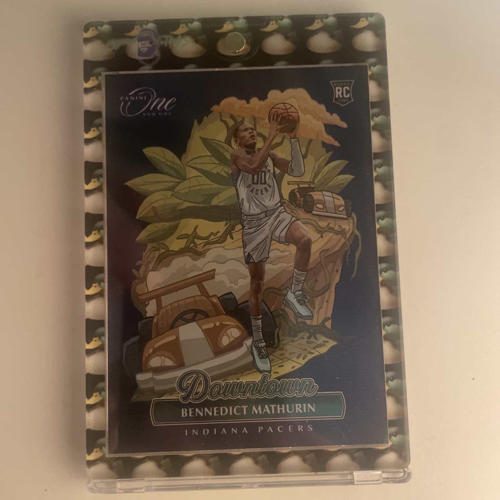 2022-23 Panini One And One Bennedict Mathurin #15 RC Downtown Case Hit SSP