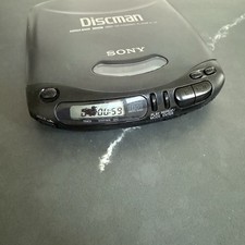 Sony Discman CD Compact Player D-141 Vintage Digital MegaBass Tested Working