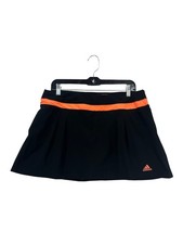 Adidas ClimaLite Black Skirt With Orange Trim 183A