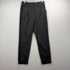 Express Dress Pants Womens 4R Fits 30x27* Charcoal Pleated Career Formal Office