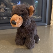 Vintage Dakin "Pillow Pets" 9" Plush Bear Brown Stuffed Animal 1980