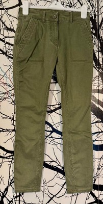 Loft Jean Size 2P Olive Green Skinny 4 Pockets 26'' Inseam good for Boot Blousing
