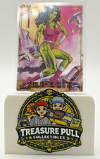 2024 SkyBox Marvel Masterpieces '92 Platinum She-Hulk Clear Cut #82