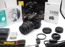  Excellent 4 Nikon D3300 24.2MP DSLR Camera with Original Box Full Set A6124B1