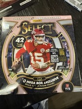 2025 Panini Select NFL Football Pink Mega Box Black/Red Prizm Sho Factory Sealed