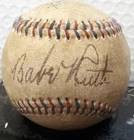 1932 - Babe Ruth - Autographed Baseball - Beautiful High Quality Replica