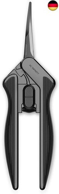 AC Infinity 16,8 cm Edelstahl-Gartenschere mit gebogenen Präzisionsklingen, 