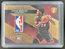2015-16 Gold Standard Justise Winslow Bullion Brand Logo Tag Rookie RC #1/1