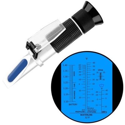 Antifreeze Refractometer 4-in-1 Coolant Refractometer Antifreeze Tester for