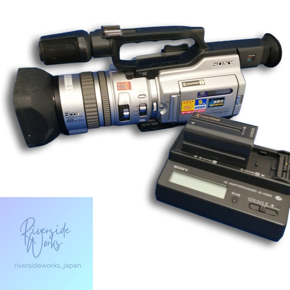 【希少 ケース付き】 ソニー Sony DCR-VX2000 Sony DCR-VX2000 Handycam Camcorder 3 CCD Mini DV Digital Video