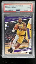 2019-20 Chronicles LeBron James Prestige #75 Lakers PSA 9