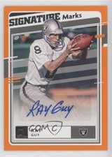 2020 Panini Donruss Signature Marks Ray Guy #SM-RG Auto HOF 0o05