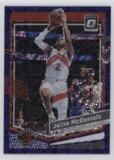 2023 Panini Donruss Optic Fast Break Purple Prizm 60/99 Jalen McDaniels #79 p8v